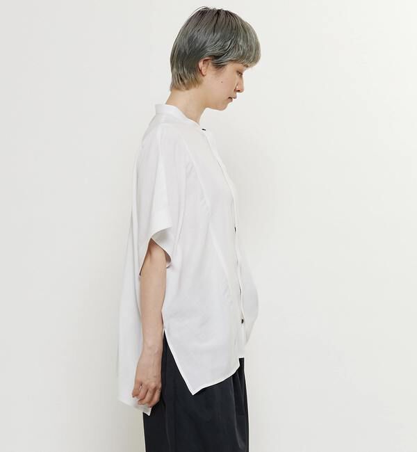 Soffitto「【nota della mano sinistra（ノータ デラ マノ シニストラ）】ドルマンスクエアシャツ」|シャツ・ブラウス|