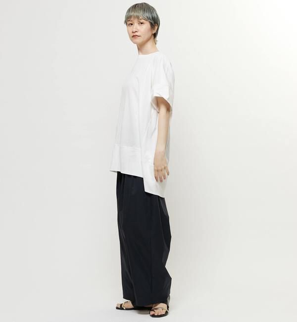 Soffitto「【nota della mano sinistra（ノータ デラ マノ シニストラ）】センター切替スリットBIGトップス」|Tシャツ・カットソー|