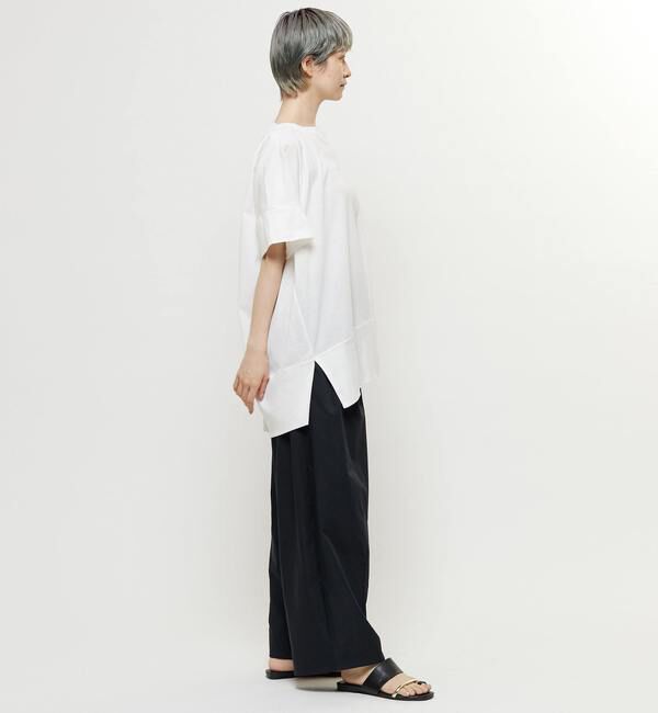 Soffitto「【nota della mano sinistra（ノータ デラ マノ シニストラ）】センター切替スリットBIGトップス」|Tシャツ・カットソー|