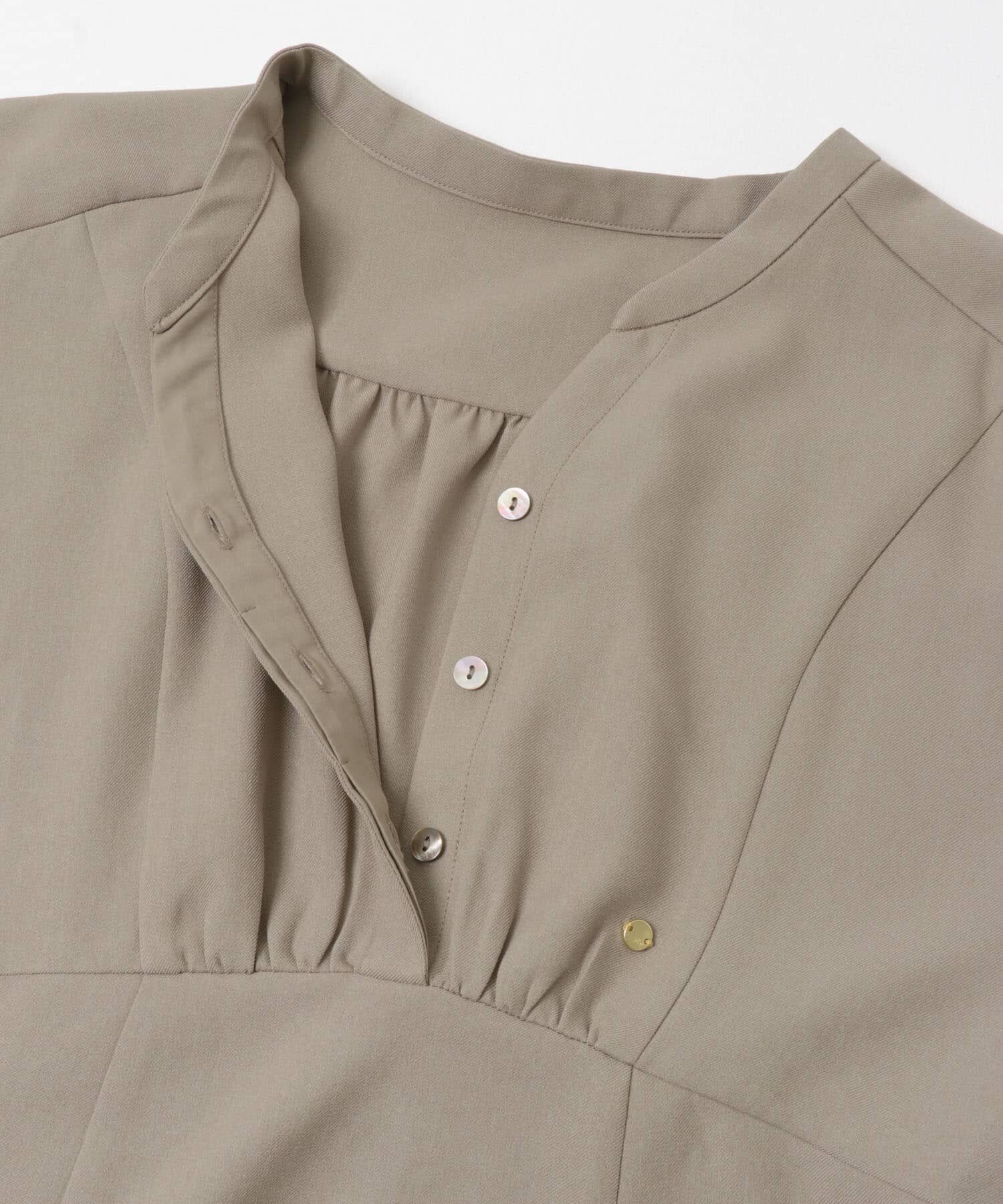 URBAN RESEARCH ROSSO「『UR TECH SMOOTHLUXE』F by ROSSO　キーネックワンピース」|ワンピース|