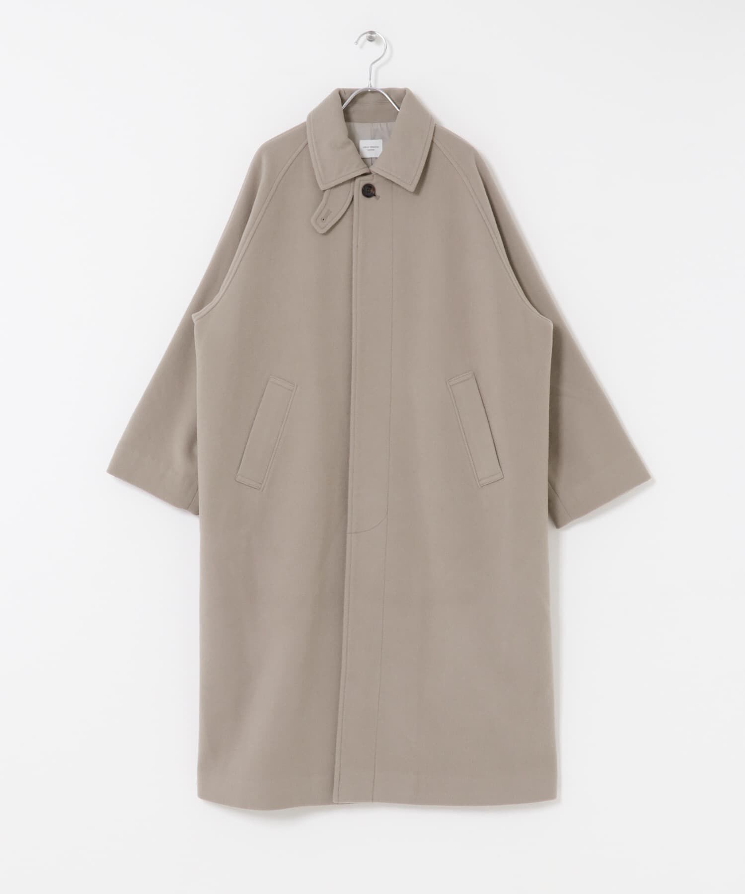 URBAN RESEARCH DOORS「ウール100バルマカーンコート」|ノーカラーコート|