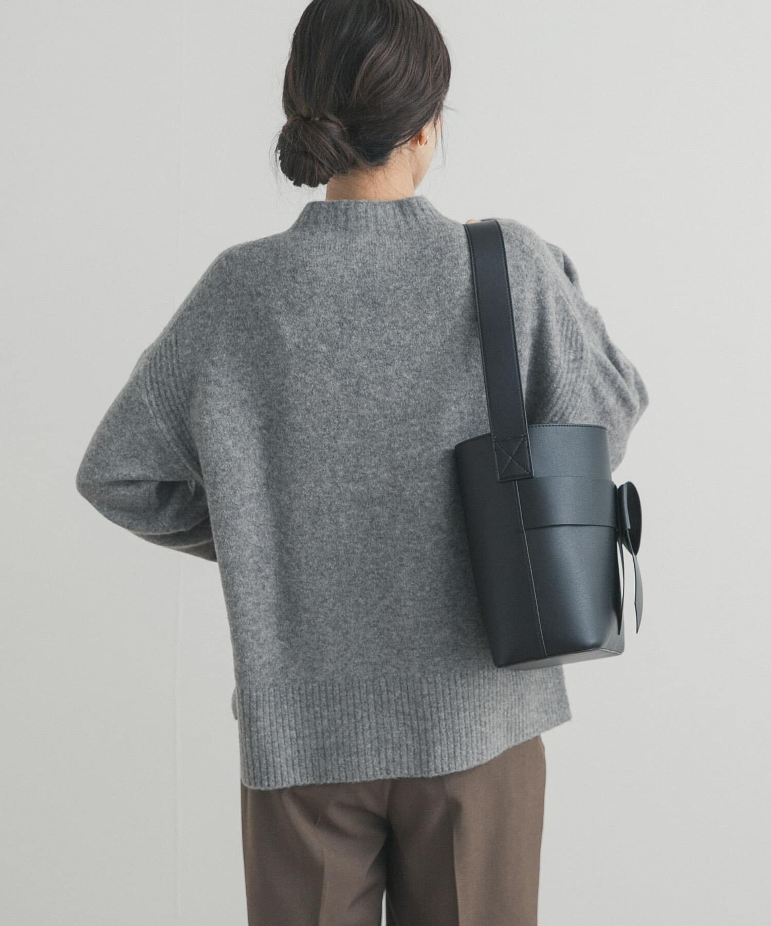 URBAN RESEARCH DOORS「ハイネックサイドスリットニット」|ニット・セーター|