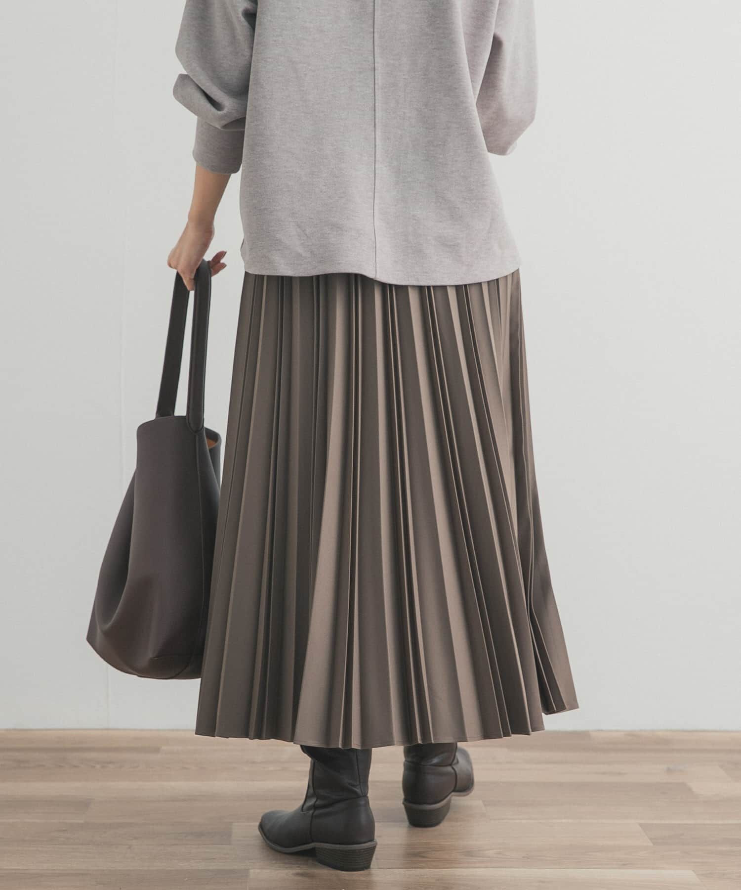 URBAN RESEARCH DOORS「ツイルプリーツスカート」|スカート|