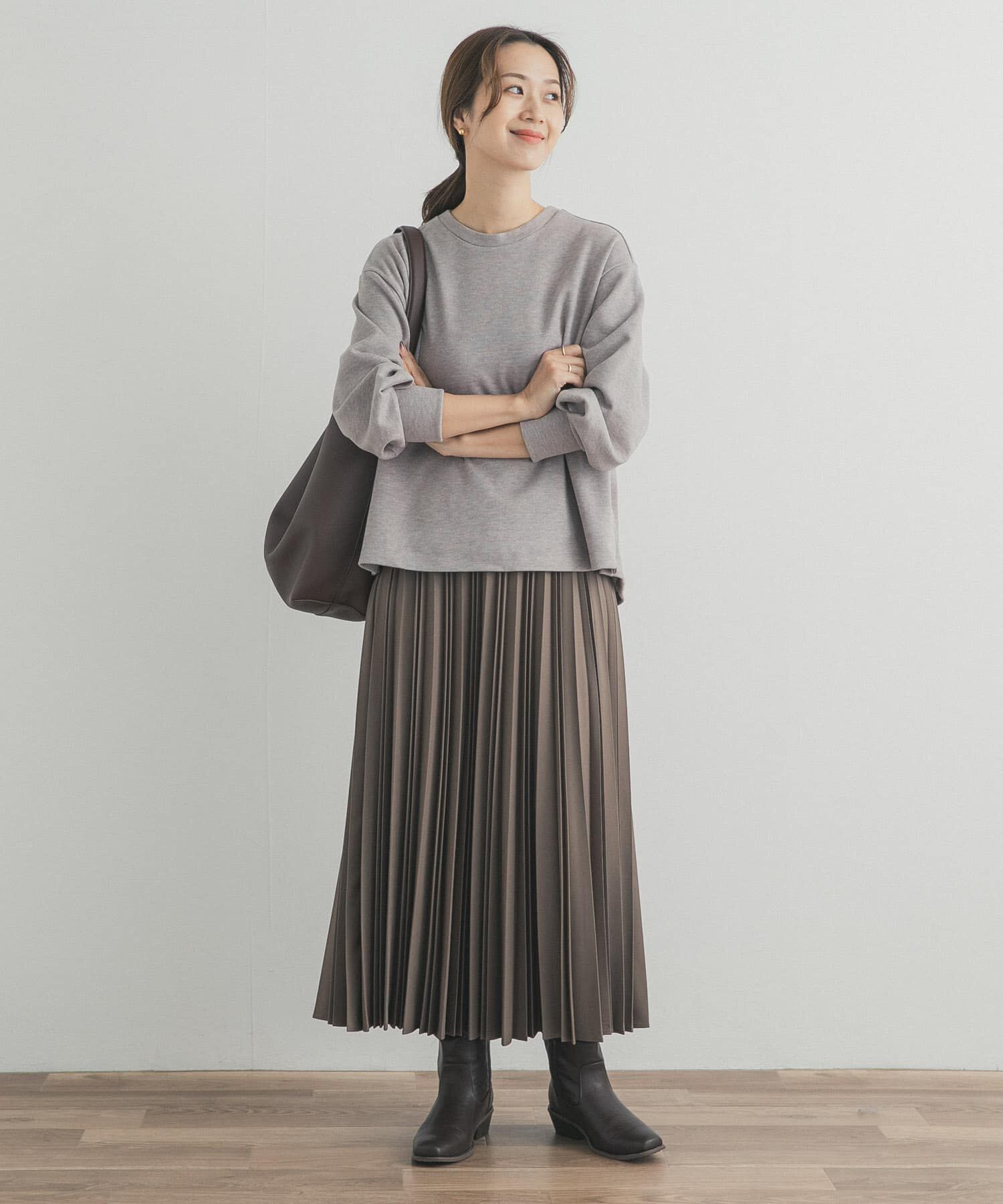 URBAN RESEARCH DOORS「ツイルプリーツスカート」|スカート|