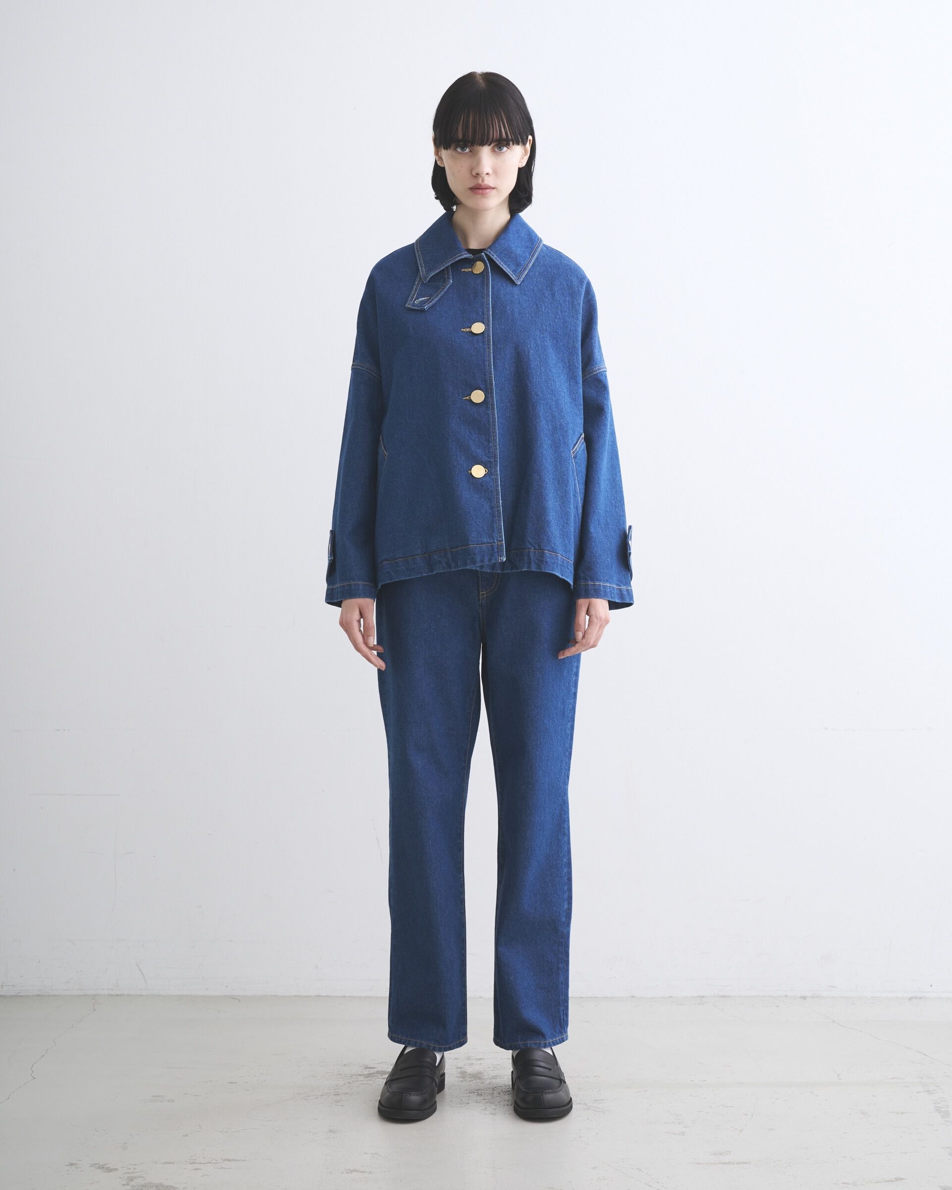 Traditional Weatherwear「MALTON BUTTON THROUGH SHORT DENIM」|その他|