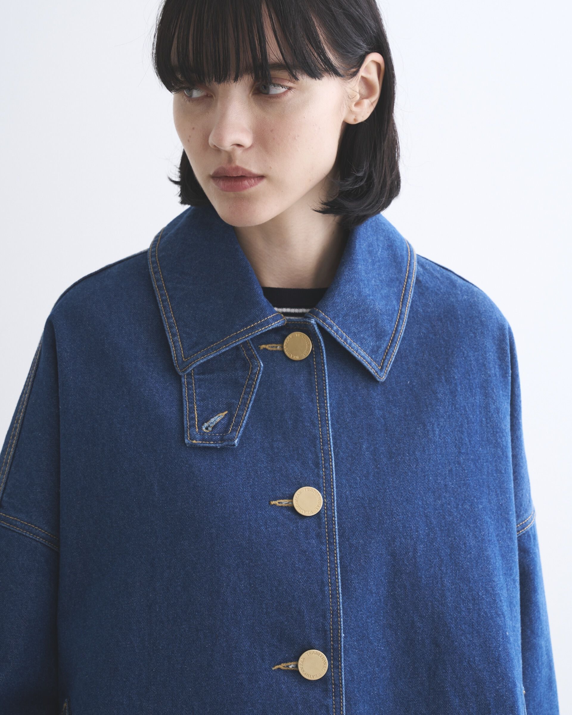 Traditional Weatherwear「MALTON BUTTON THROUGH SHORT DENIM」|その他|