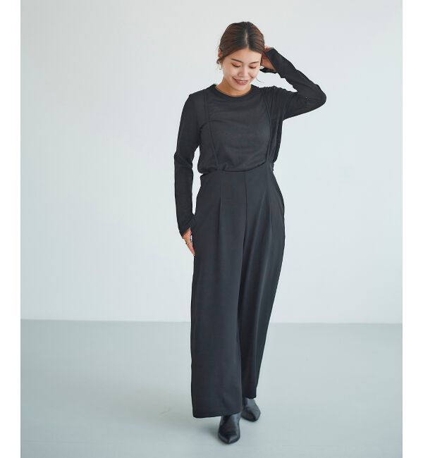 le.coeur blanc「ラメリブカットソー」|Tシャツ・カットソー|