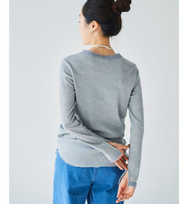 le.coeur blanc「ラメリブカットソー」|Tシャツ・カットソー|