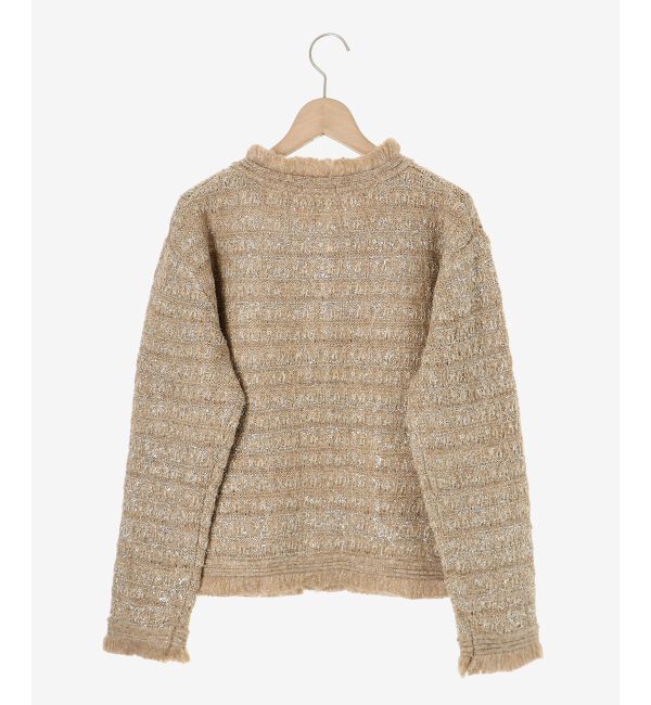 le.coeur blanc「ツイード調ラメニットジャケット」|その他|