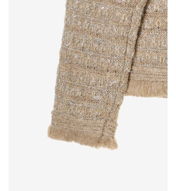 le.coeur blanc「ツイード調ラメニットジャケット」|その他|