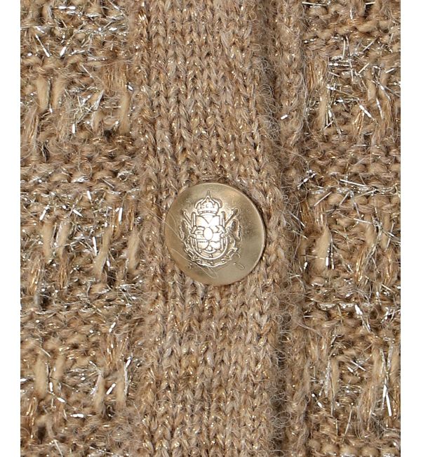 le.coeur blanc「ツイード調ラメニットジャケット」|その他|