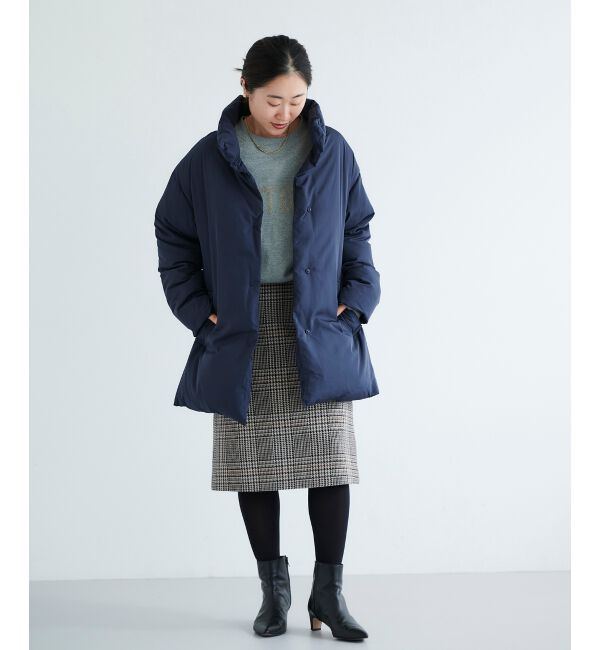 le.coeur blanc「チェックトラペーズスカート」|スカート|