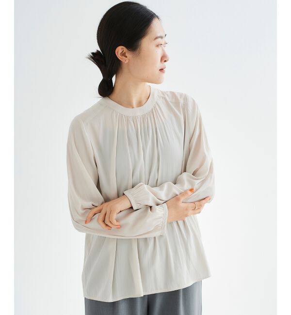  「ブラウスレイヤードニットベスト」|ベスト・ジレ|