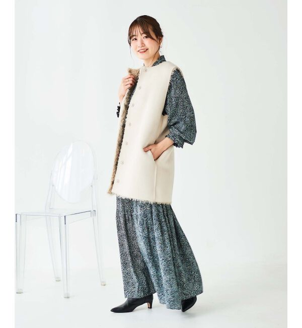 le.coeur blanc「TORRAZZO DONNAエコムートン&times;ボア2wayベスト」|その他|