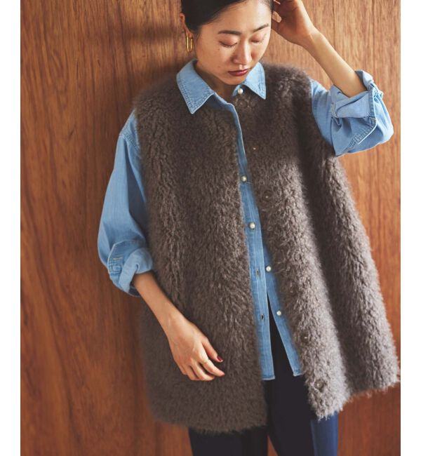 le.coeur blanc「TORRAZZO DONNAエコムートン&times;ボア2wayベスト」|その他|