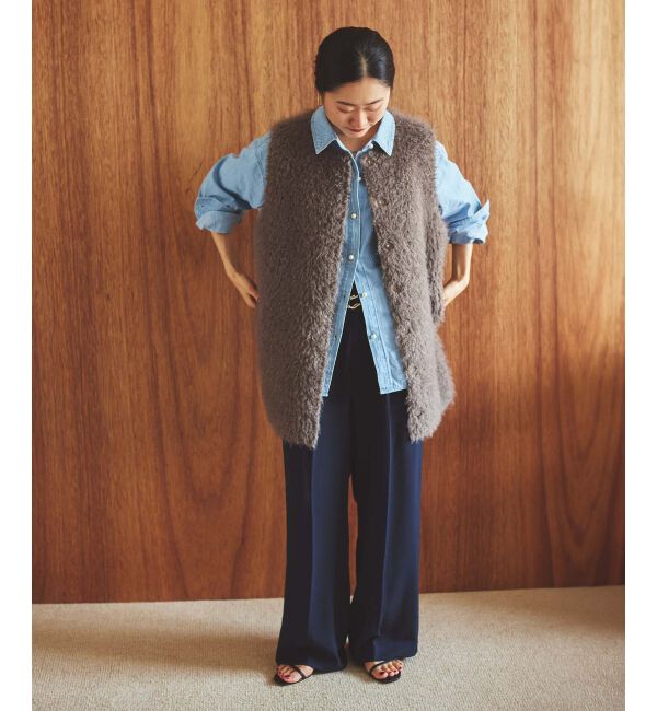 le.coeur blanc「TORRAZZO DONNAエコムートン&times;ボア2wayベスト」|その他|