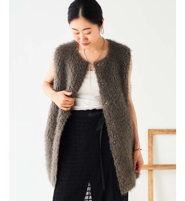 le.coeur blanc「TORRAZZO DONNAエコムートン&times;ボア2wayベスト」|その他|