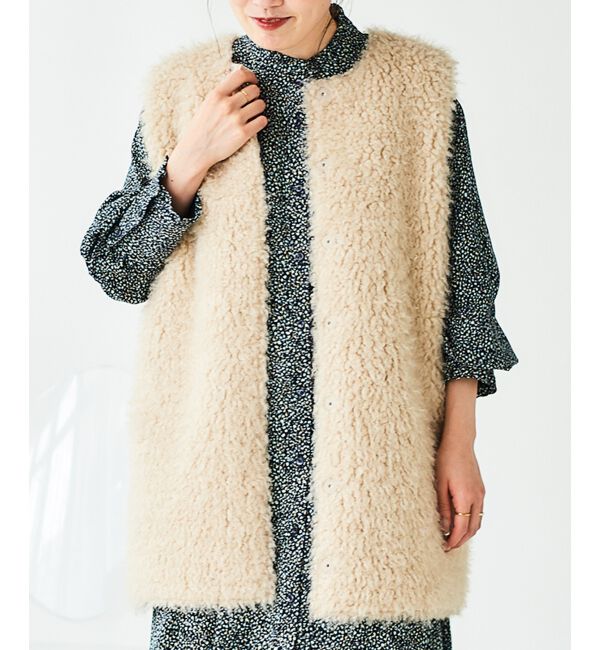 le.coeur blanc「TORRAZZO DONNAエコムートン&times;ボア2wayベスト」|その他|