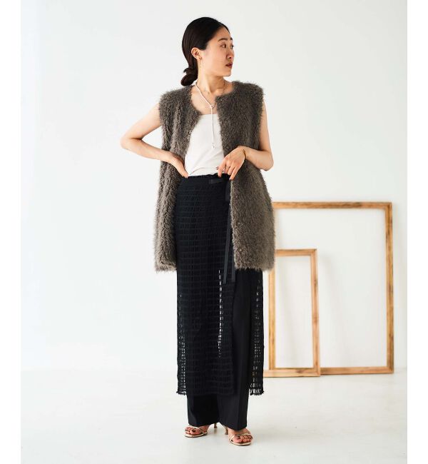 le.coeur blanc「TORRAZZO DONNAエコムートン&times;ボア2wayベスト」|その他|