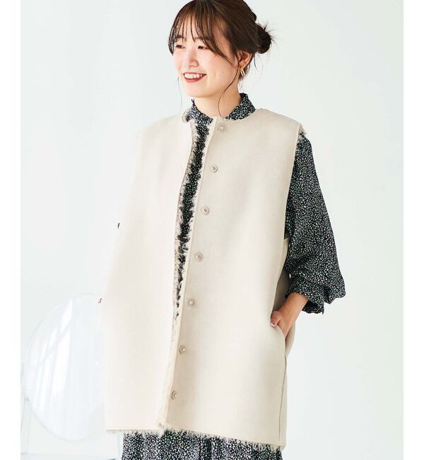 le.coeur blanc「TORRAZZO DONNAエコムートン&times;ボア2wayベスト」|その他|