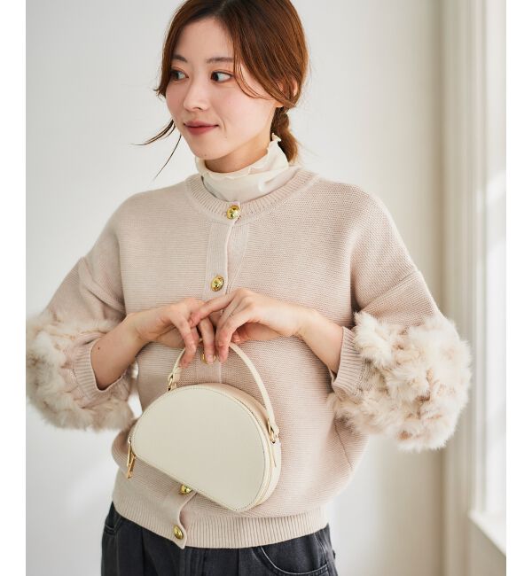 le.coeur blanc「《一部店舗/WEB限定》AULENTTIラウンドショルダー」|ショルダー・メッセンジャー|