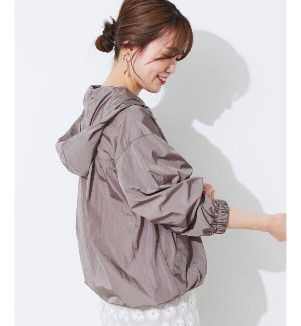 le.coeur blanc「シャイニーナイロンアノラックパーカー」|その他|