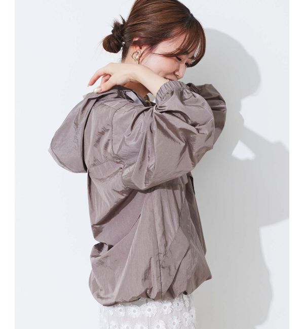 le.coeur blanc「シャイニーナイロンアノラックパーカー」|その他|