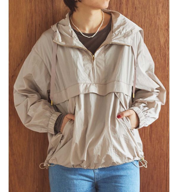 le.coeur blanc「シャイニーナイロンアノラックパーカー」|その他|