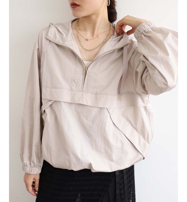 le.coeur blanc「シャイニーナイロンアノラックパーカー」|その他|