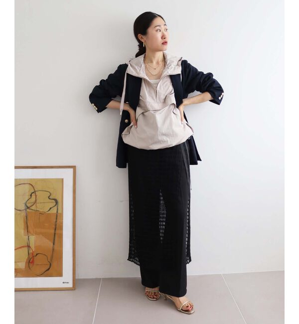 le.coeur blanc「シャイニーナイロンアノラックパーカー」|その他|