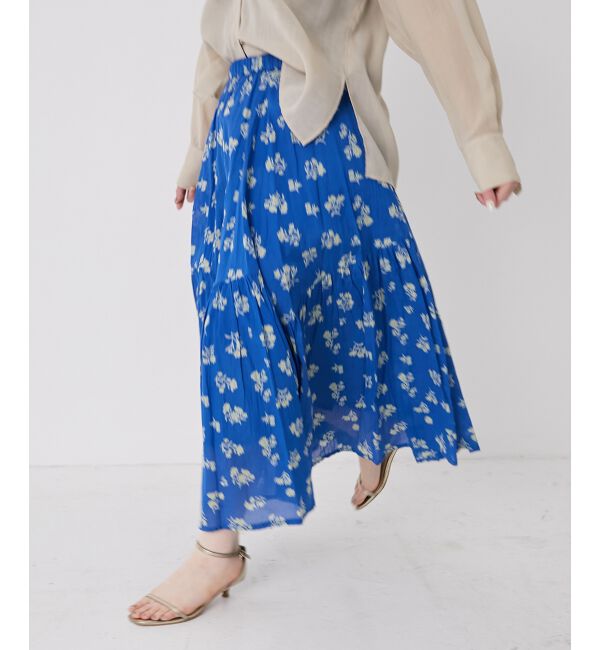  「《手洗い可能》Fanakaレトロフラワースカート」|スカート|