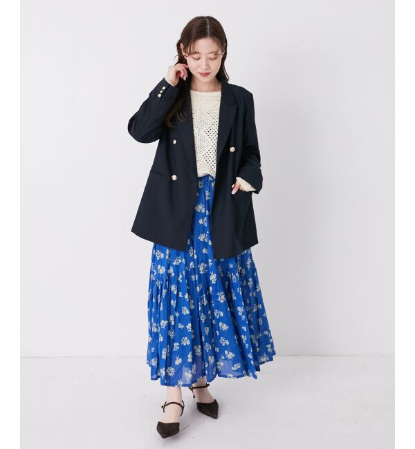  「《手洗い可能》Fanakaレトロフラワースカート」|スカート|