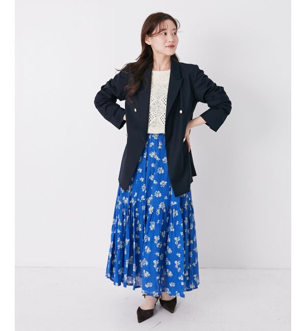  「《手洗い可能》Fanakaレトロフラワースカート」|スカート|