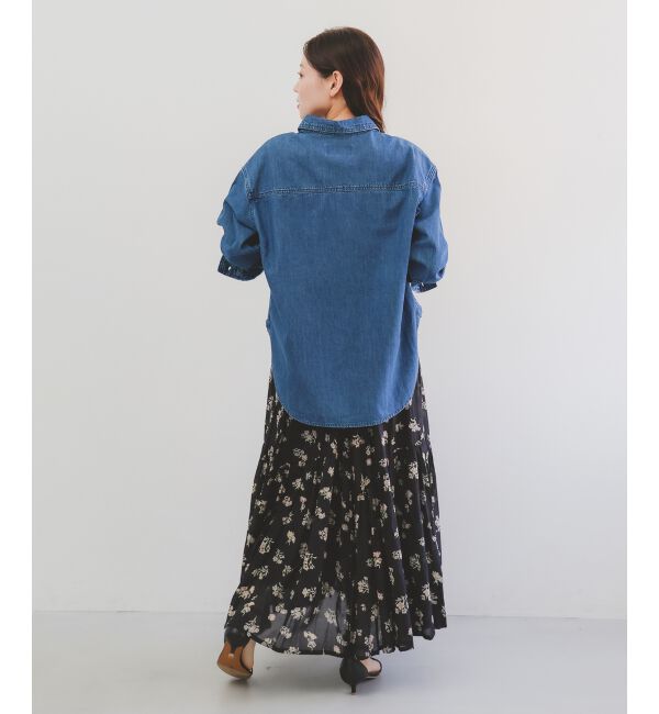  「《手洗い可能》Fanakaレトロフラワースカート」|スカート|