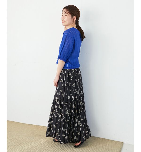  「《手洗い可能》Fanakaレトロフラワースカート」|スカート|