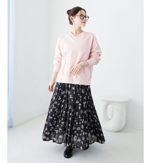  「《手洗い可能》Fanakaレトロフラワースカート」|スカート|
