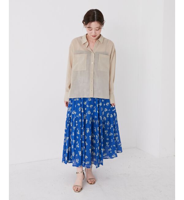  「《手洗い可能》Fanakaレトロフラワースカート」|スカート|