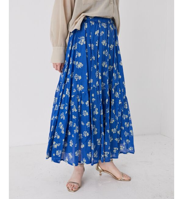  「《手洗い可能》Fanakaレトロフラワースカート」|スカート|