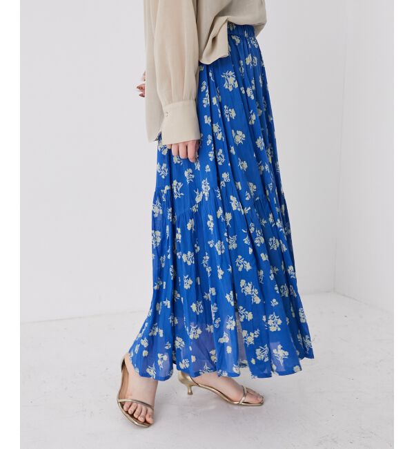  「《手洗い可能》Fanakaレトロフラワースカート」|スカート|