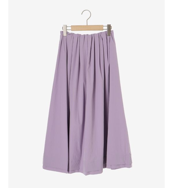 le.coeur blanc「ナイロンタックギャザーダブルヘムスカート」|スカート|