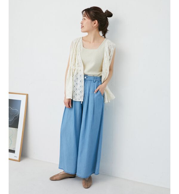  「《手洗い可能》シアーミドル丈カーディガン」|カーディガン|