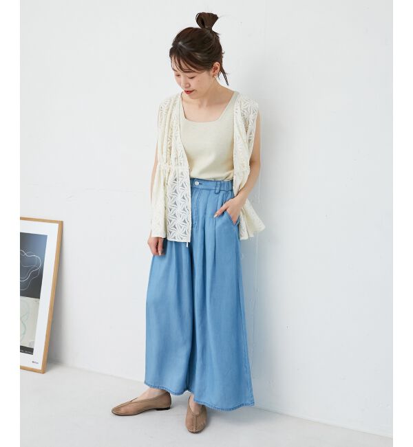  「《手洗い可能》シアーミドル丈カーディガン」|カーディガン|