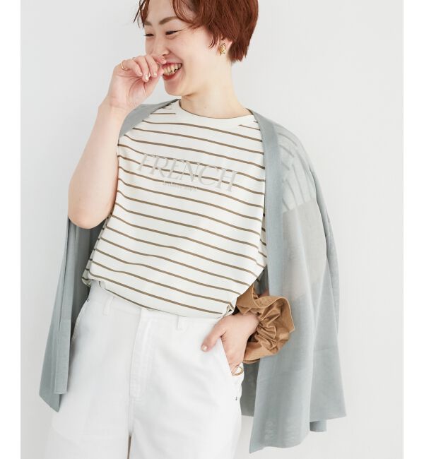  「《手洗い可能》シアーミドル丈カーディガン」|カーディガン|