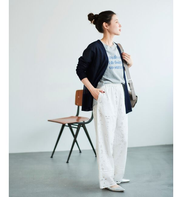  「《手洗い可能》シアーミドル丈カーディガン」|カーディガン|