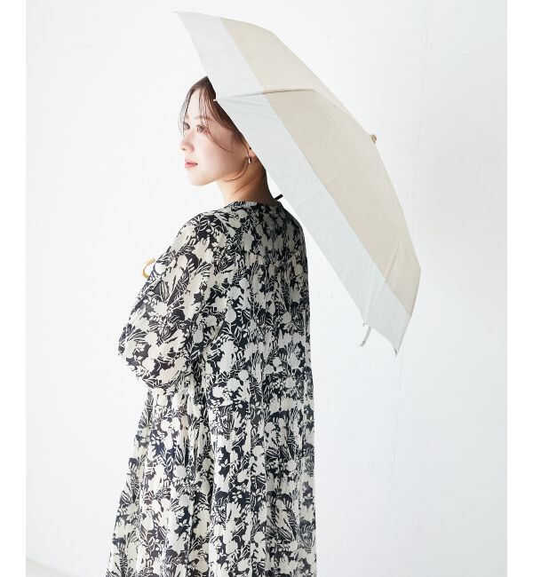 le.coeur blanc「PUバイカラー折りたたみ傘」|傘|