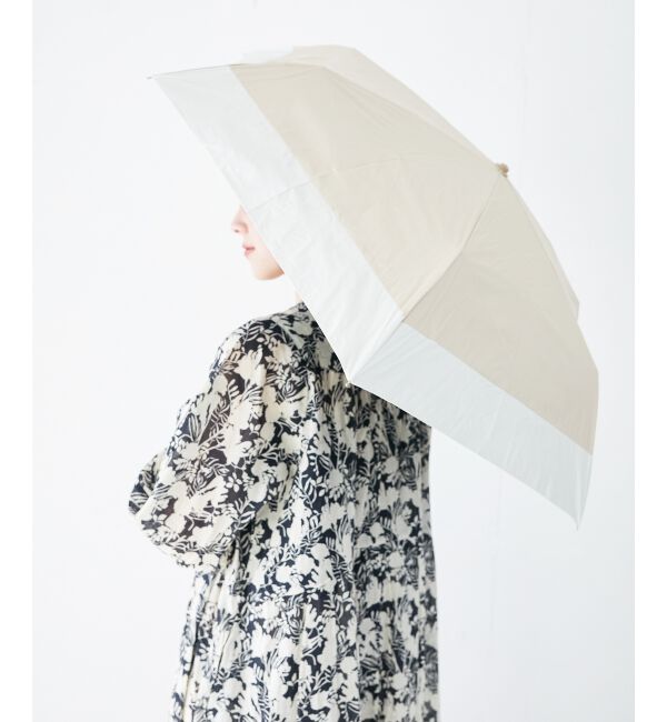 le.coeur blanc「PUバイカラー折りたたみ傘」|傘|