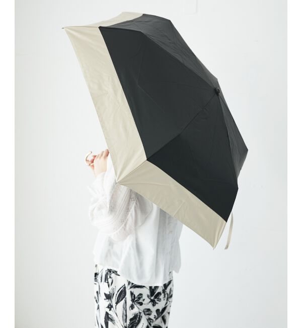 le.coeur blanc「PUバイカラー折りたたみ傘」|傘|