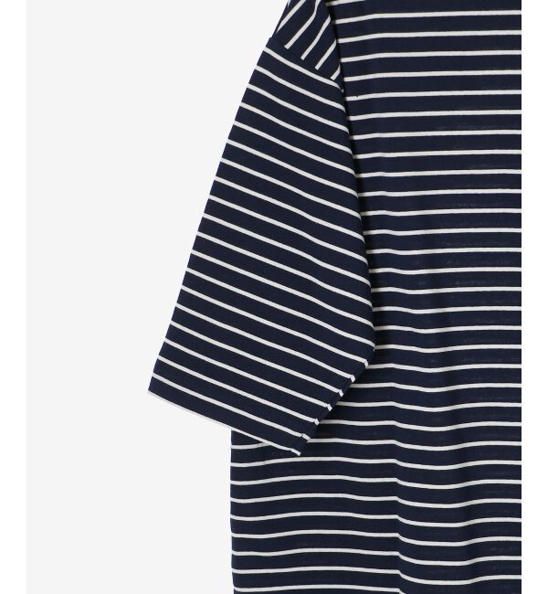 le.coeur blanc「ボーダーモチーフ刺繍カットソー」|Tシャツ・カットソー|