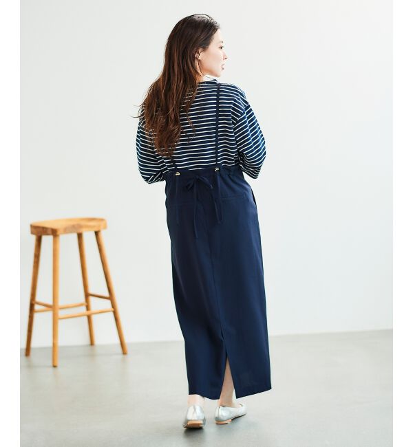 le.coeur blanc「ボーダーモチーフ刺繍カットソー」|Tシャツ・カットソー|