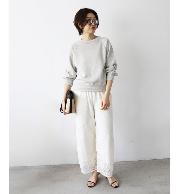  「《手洗い可能》パッチワーク風レースイージーパンツ」|その他|